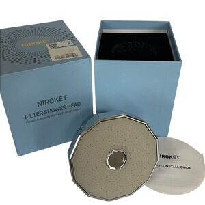 NIROKET Filter High Pressure Shower Head NIB